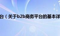 b2b商务平台（关于b2b商务平台的基本详情介绍）