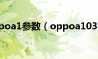 oppoa1参数（oppoa103）