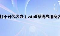 win8应用商店打不开怎么办（win8系统应用商店打不开的解决方法）