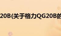 格力QG20B(关于格力QG20B的简介)