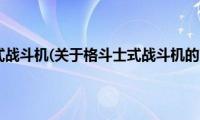 格斗士式战斗机(关于格斗士式战斗机的简介)