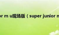 super(junior m u现场版（super junior m演唱会）)