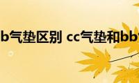 cc气垫和bb气垫区别(cc气垫和bb气垫一样吗)