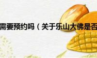 乐山大佛门票需要预约吗（关于乐山大佛是否需要网上订票介绍）