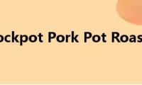 Crockpot(Pork Pot Roast)