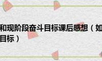 党的最高理想和现阶段奋斗目标课后感想（如何理解党的最高理想和奋斗目标）