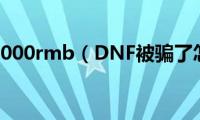 dnf被骗了2000rmb（DNF被骗了怎么办！）