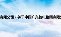 中国广东核电集团有限公司（关于中国广东核电集团有限公司的基本详情介绍）