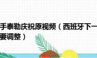 爱尔兰女拳击手泰勒庆祝原视频（西班牙下一场对爱尔兰出场阵容是不是要调整）