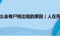 人在死后为什么会有尸斑出现的原因（人在死后为什么会有尸斑出现）