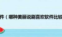 找男朋友的软件（哪种美丽说刷喜欢软件比较好用呢有用过的朋友）