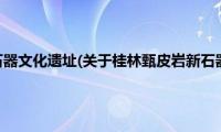 桂林甄皮岩新石器文化遗址(关于桂林甄皮岩新石器文化遗址的简介)