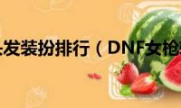 dnf女枪头发装扮排行（DNF女枪转什么好耍）