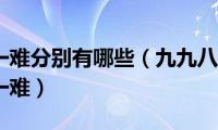 九九八十一难分别有哪些（九九八十一难分别是哪八十一难）