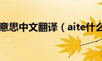 aite什么意思中文翻译（aite什么意思）