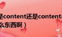 目录英文是content还是contents（Content.IE5是什么东西啊）