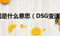 dsg变速器是什么意思（DSG变速器的详细资料！）