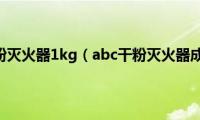 abc干粉灭火器1kg（abc干粉灭火器成分）